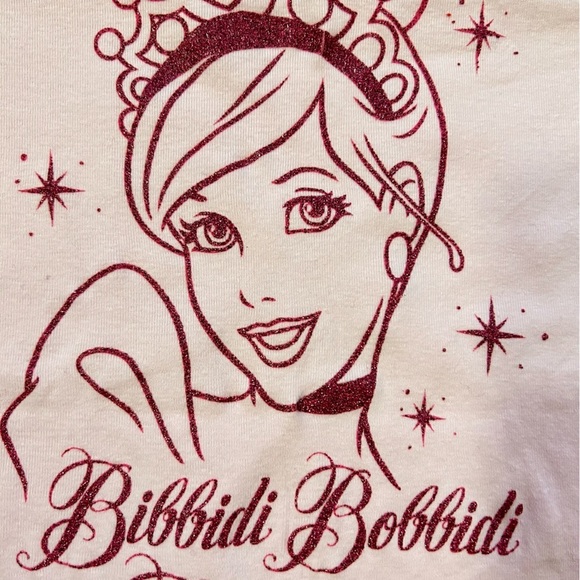 DISNEY WORLD BIBBIDI BOBBIDI BOUTIQUE CINDERELLA PINK TEE - Picture 6 of 10